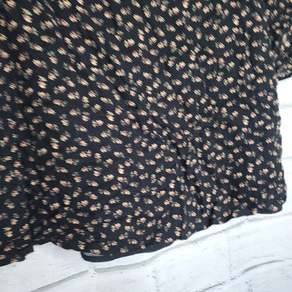 WAYF printed long sleeve floral mini dress medium - Picture 3 of 12